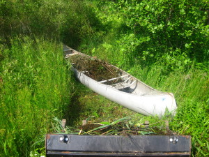 photo of canoe